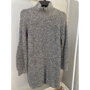 TOPSHOP Knit Turtleneck Sweater Dress